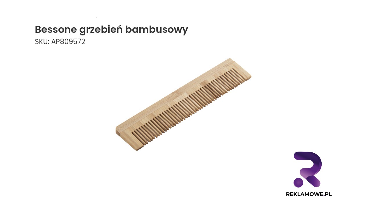 Bessone grzebień bambusowy – ekologiczny grzebień do codziennej pielęgnacji włosów