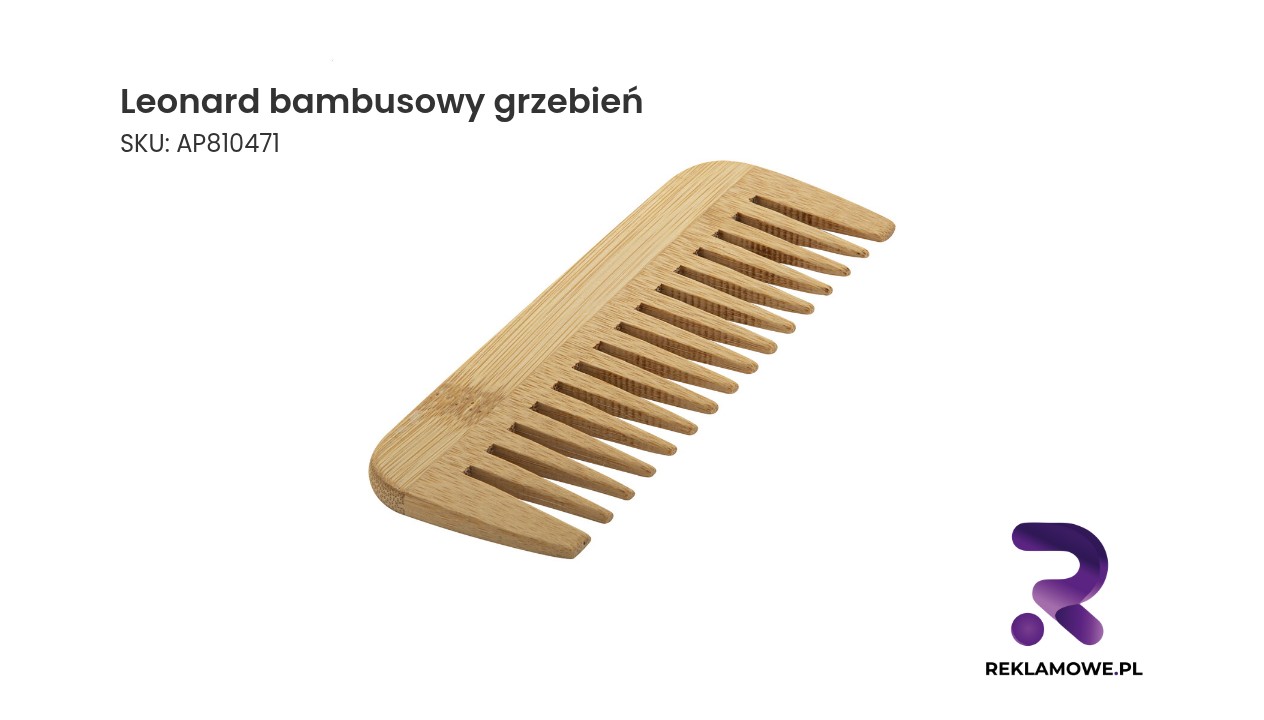 Leonard bambusowy grzebień Leonard bambusowy grzebień – ekologiczny grzebień do codziennej pielęgnacji włosów