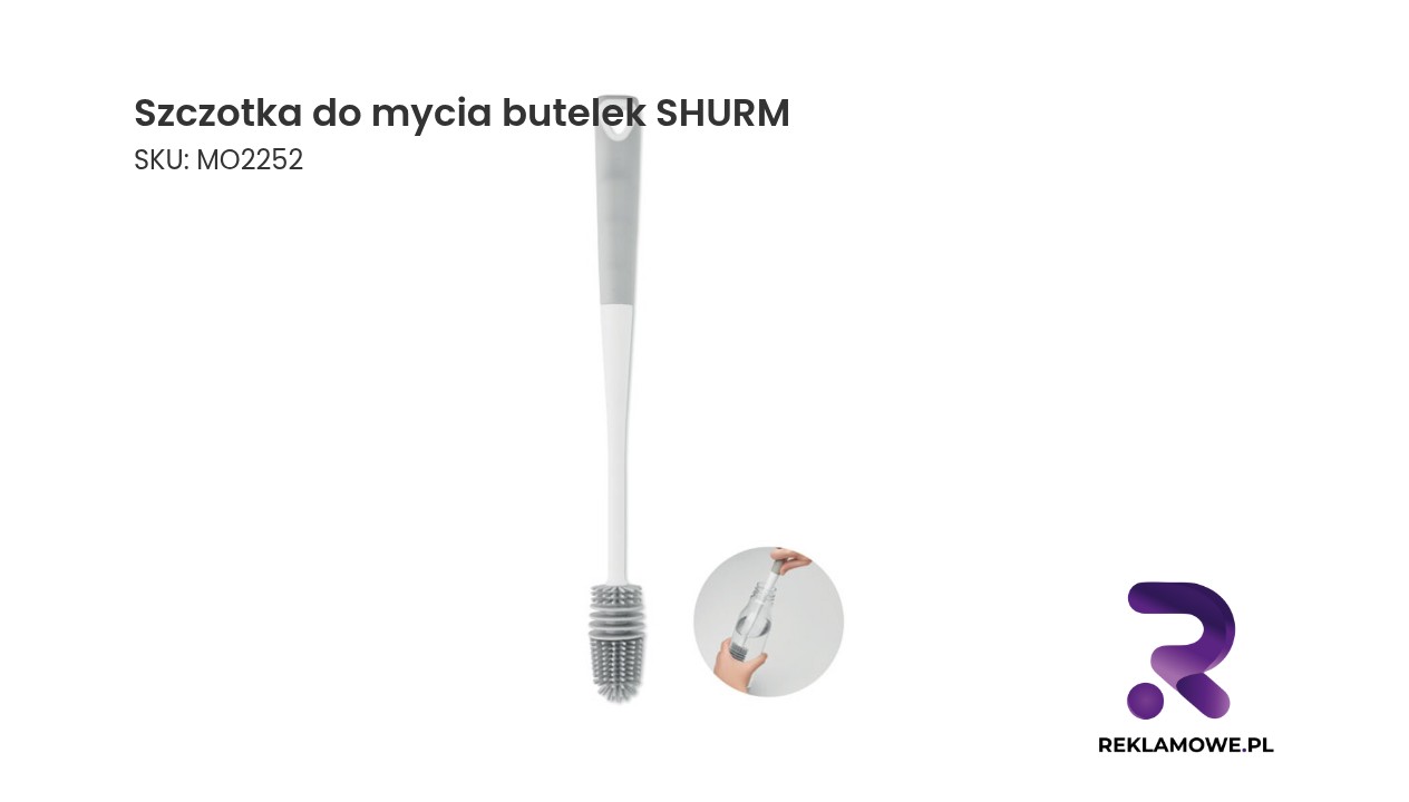 Szczotka do mycia butelek SHURM Szczotka do mycia butelek Shurm w kolorze niebieskim