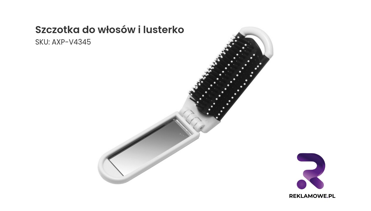 Zestaw szczotka do włosów i lusterko