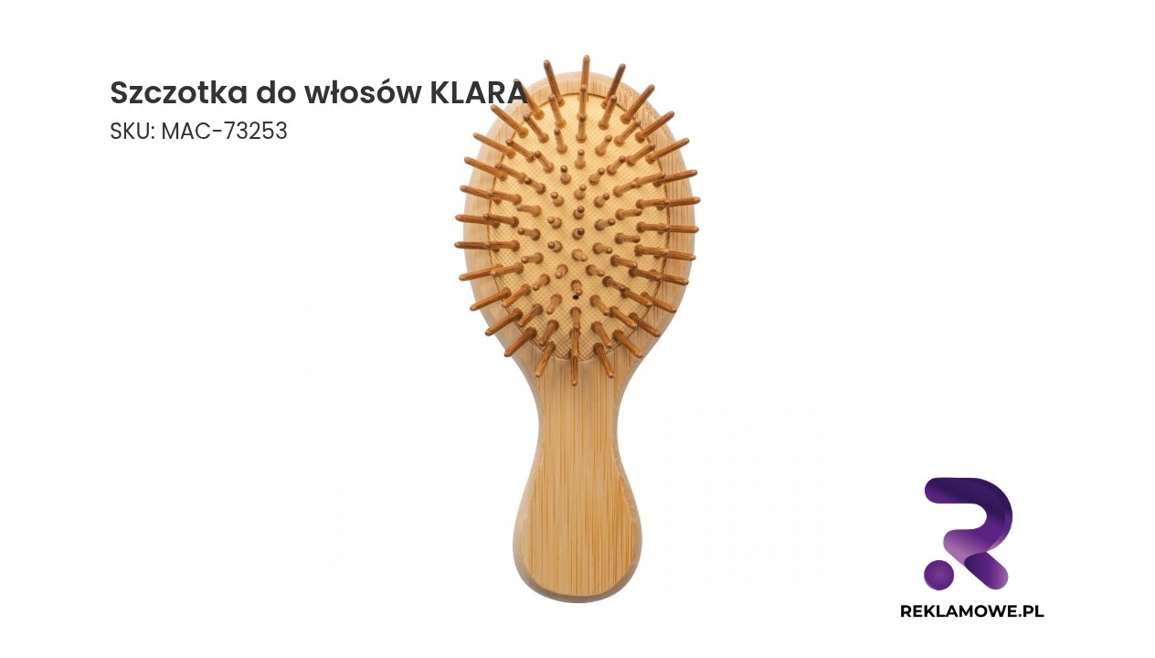 Szczotka do włosów KLARA Szczotka do włosów KLARA – delikatna szczotka do codziennej pielęgnacji włosów