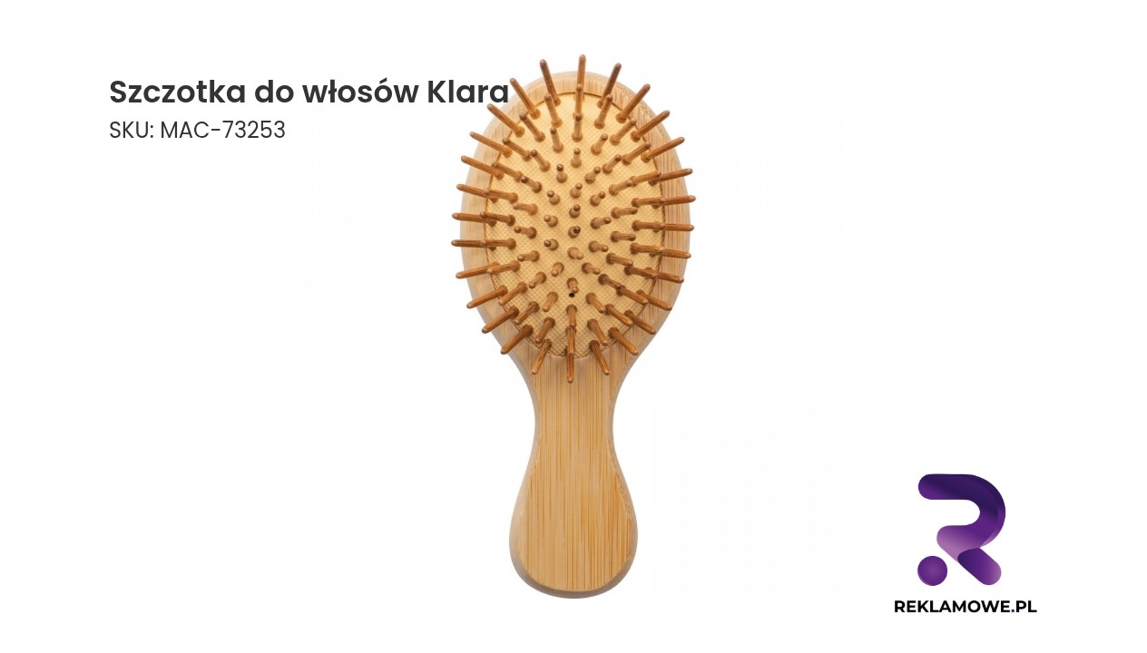 Szczotka do włosów Klara Szczotka do włosów Klara – delikatna szczotka do codziennej pielęgnacji włosów