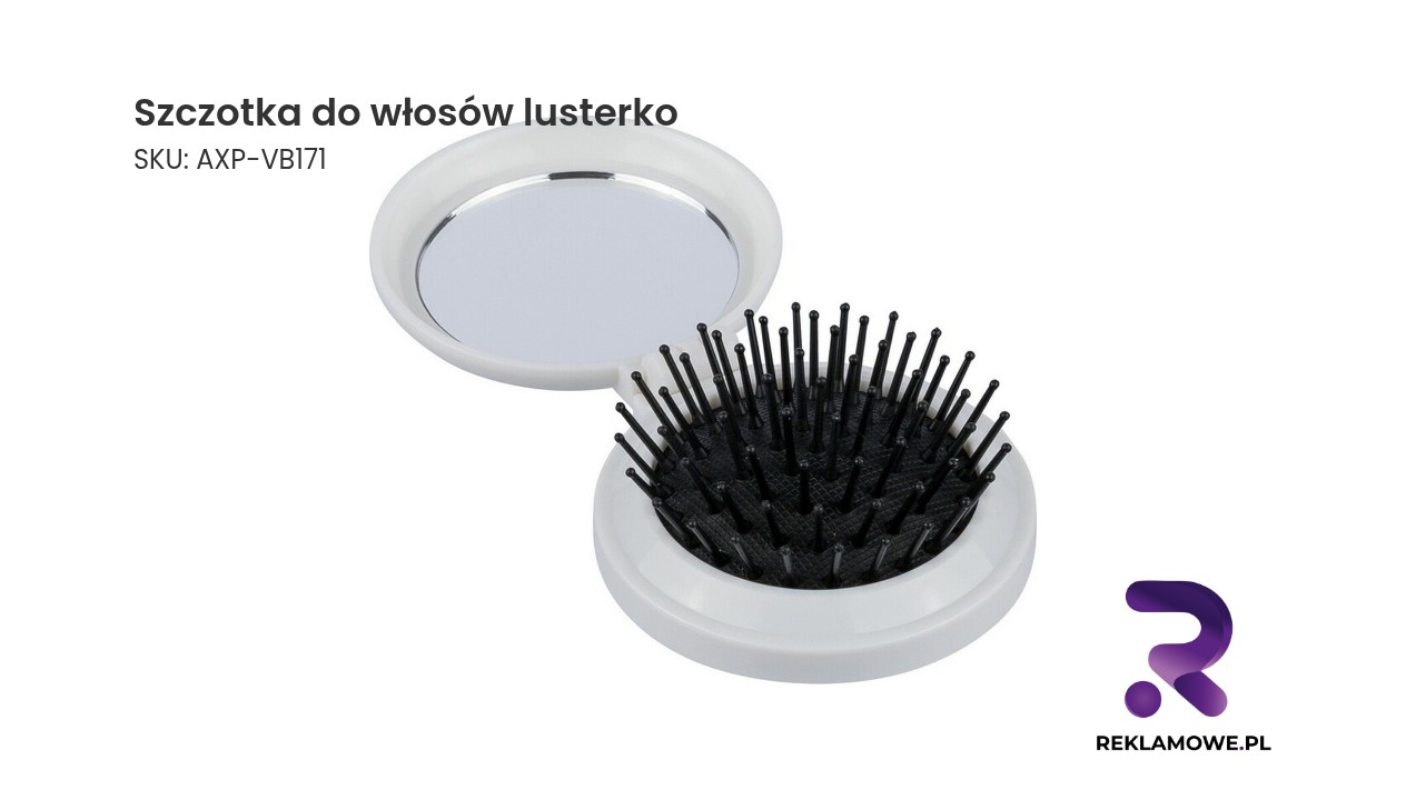 Szczotka do włosów, lusterko Szczotka do włosów z lusterkiem – praktyczna szczotka do codziennej pielęgnacji włosów