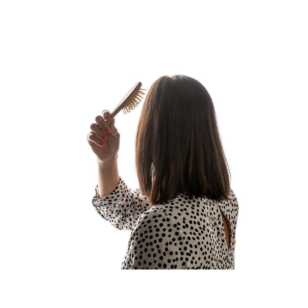 Szczotka reklamowa dern. drewniana szczotka do włosów z bambusowymi ząbkami 95055_160-d DERN. Drewniana szczotka do włosów z bambusowymi ząbkami 95055_160-d