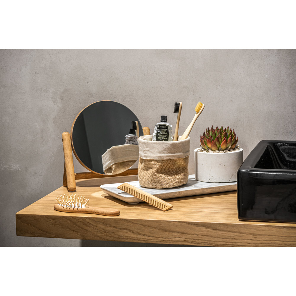 Szczotka reklamowa dern. drewniana szczotka do włosów z bambusowymi ząbkami 95055_amb DERN. Drewniana szczotka do włosów z bambusowymi ząbkami 95055_amb